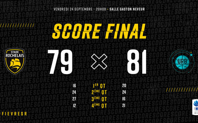 Défaite de deux points