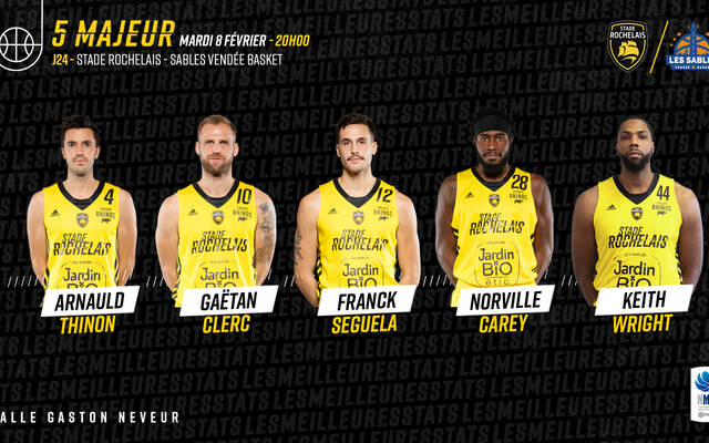 Le 5 majeur pour les Sables !