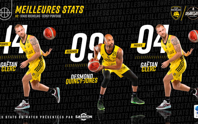 Le succès contre Cergy en stats !