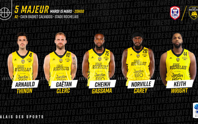 Les 5 qui débutent à Caen !