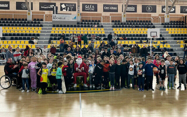 Nos jeunes U9 ont rencontré le Père Noël !