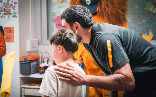 Visite du service pédiatrique de l'hôpital de la Rochelle