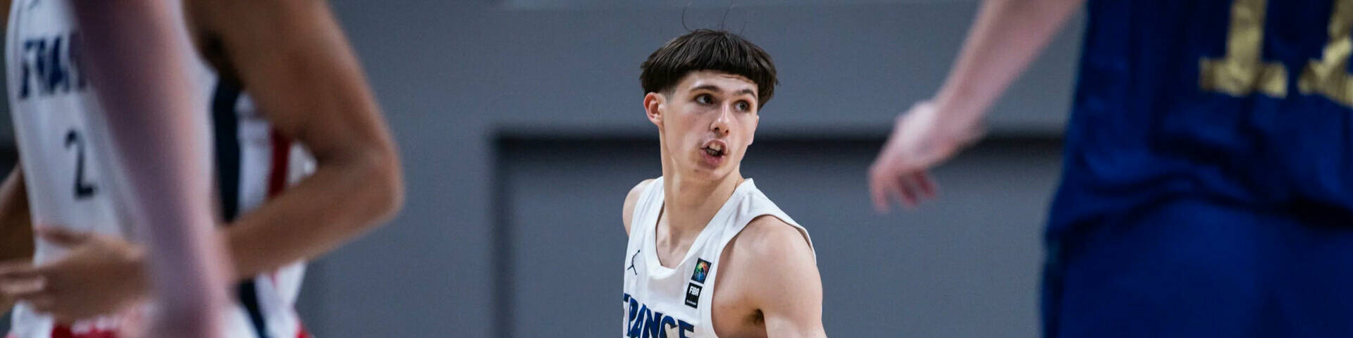 Maxence Lemoine débute l'EuroBasket U18 !