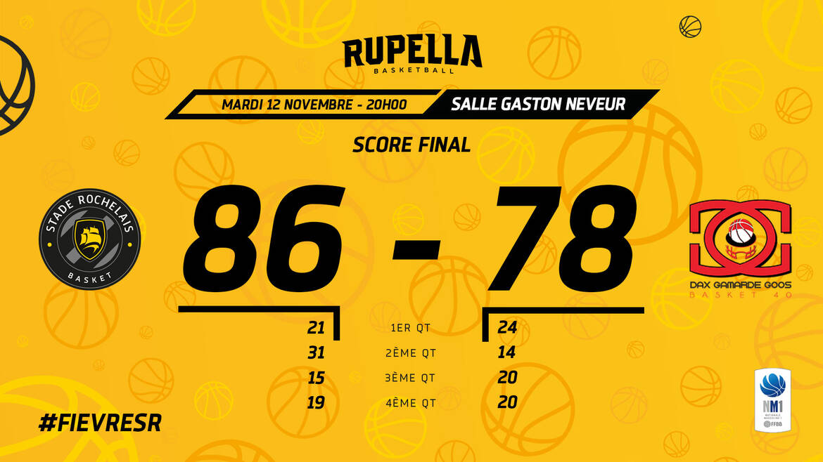 Victoire face à Dax !