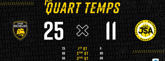 25-11 au premier quart-temps !