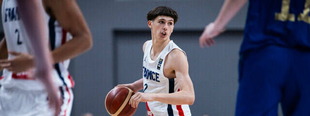 Maxence Lemoine débute l'EuroBasket U18 !