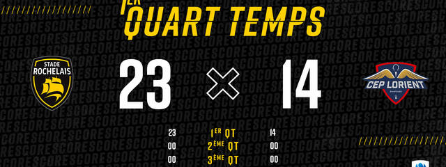 Q1: Les Rochelais devant